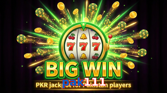 Big win animation on Pak111 slot game